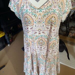 So (Kohl's) Multicolor Paisley Dress